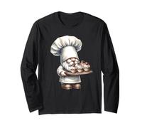 Cute Baking GNOME Muffin Graphic for Best Baker with Cupcake Manche Longue