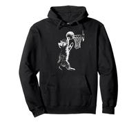 Cute Basketball Cat Funny Cat Playing Basketball Sweat à Capuche
