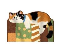 Cute Bathroom Rugs - Non Slip Diatomaceous Earth Shower Mat, Absorbent
