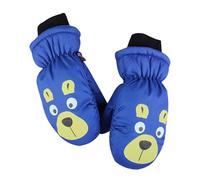 Cute Bear Gants De Ski Pour Imperméables Et Chauds L'hiver L'extérieur 3 Couches Les Garçons Les Filles De 3 À 6 Ans