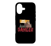 Cute Bear Gifts - Danger I Am A Hugger - Bears Hug Gift Coque pour iPhone 17