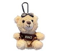 Cute Bear Keychain, Stuffed Bear Doll Keyring, Plush Keychain Pendant | Stuffed Animal Keychain Decorative Bag Charm Keychain Keyring Pendant Ornament for Girls Boys Teens Adults Birthday