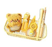 Cute Bear Stationery Set, Cartoon Correction Tape, 6 Inches Writing Tool, Bear Correction Tape with Ergonomic Grip, School Supplies with Multiple Colors, Stationery Set for Teachers Students