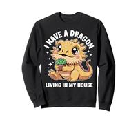 Cute Bearded Dragon Living in My House Sweatshirt