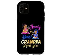 Cute Beauty Or Beat Grandpa Loves You - Fête de révélation du Sexe Coque pour iPhone 11