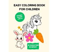 Cute Beginner Coloring Book with Big Simple Shapes: Introduce little learners to the joy of creativity with this fun and easy coloring book designed especially for young children.