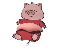 Cute Belly Stickers - Cartoon Animal Decors, Three Dimensional Silicone Pieces with Pressable Feel, Adhesive Craft Labels with Shape, Cute Embellishments for Personal Items