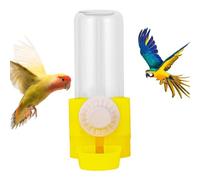 Cute Bird Water Feeder, Automatic Bird Cage Feeder, Parrot Water Dispenser, Large Capacity Water Bottle Drinker for Hamster, Squirrel, Parrots, Guinea, PP+Resin, 19x16x6cm