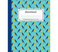 Cute Birds Sketchbook: Blank Notebook for Drawing