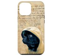 Cute Black Pug Motif for Pug Lovers for Rainy Days & Pug Mom Coque pour iPhone 12 Pro Max