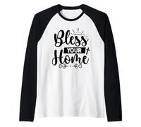 Cute Bless Your Home - Nouveau propriétaire de Pendaison de crémaillère chrétien Manche Raglan