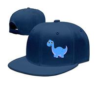 Cute Blue Dinosaur Fashion Adjustable Baseball Cap Snapback Plain Cap for Men Women