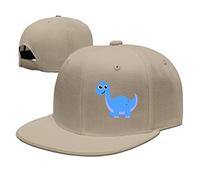 Cute Blue Dinosaur Fashion Adjustable Baseball Cap Snapback Plain Cap for Men Women