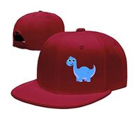 Cute Blue Dinosaur Fashion Adjustable Baseball Cap Snapback Plain Cap for Men Women