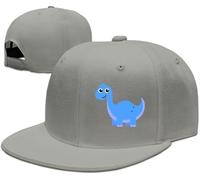 Cute Blue Dinosaur Fashion Adjustable Baseball Cap Snapback Plain Cap for Men Women