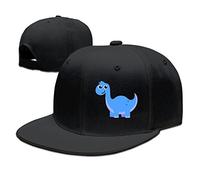 Cute Blue Dinosaur Fashion Adjustable Baseball Cap Snapback Plain Cap for Men Women