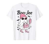 Cute Boo JEE Ghost Halloween Bonnet Ghost Coffee Femme T-Shirt