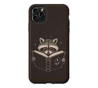 Cute Book Lover Raccoon Lecture Lunettes Lecture Reader Coque pour iPhone 11 Pro Max