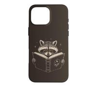 Cute Book Lover Raccoon Lecture Lunettes Lecture Reader Coque pour iPhone 16 Pro Max