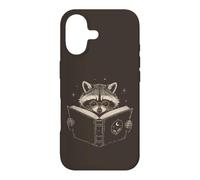 Cute Book Lover Raccoon Lecture Lunettes Lecture Reader Coque pour iPhone 17