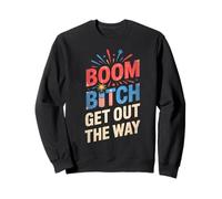 Cute Boom Bitch Squad Directeur de la sécurité de l'équipe American Sarcasm Sweatshirt