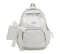 Cute Bow Backpack 40cm Lightweight Large Capacity School Bag For Girls | Multi-compartment Backpack With Bow Charm For Organization And Style. Great For Elementary, Middle, And High School.