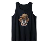 Cute Boxer Dog Graphic for Dog Owner Mom and Dad Boxer Face Débardeur