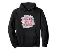 Cute Boy Energy Kawaii Pastel Clouds Hearts Stars Aesthetic Sweat à Capuche