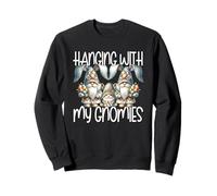 Cute Bunny GNOME Easter Fun Graphic Hanging with My Gnomies Sweatshirt