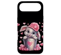 Cute Bunny in Valentines Basket Hearts for Rabbit Mom Coque pour iPhone Air
