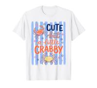 Cute But A Little Crabby Funny Sassy Crab Summer T-Shirt