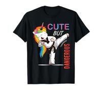 Cute But Dangerous Karate Taekwondo Girl Funny Martial Art T-Shirt