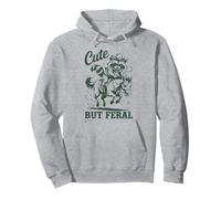 Cute But Feral Raton Laveur Cowboy Amusant Garçon Sweat à Capuche