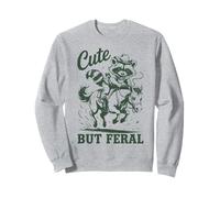 Cute But Feral Raton Laveur Cowboy Amusant Garçon Sweatshirt