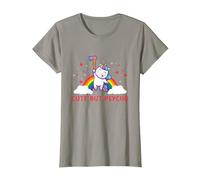 Cute But Psycho Inscription en Anglais « Crazy » T-Shirt, Femme, Ardoise, M