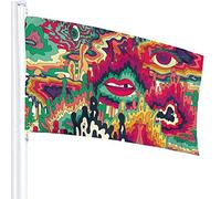 Cute Cactus And Flowers Flag 3x5 Ft Outdoor Double Sided 100% Polyester Duty Durable Flags With Preset Hole For Home Office Garden Holiday Decorations