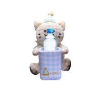 Cute Car Tissue Holder - 2-in-1 Cat | Multifunctional Tissue Box & Car Trash Can, Perfect for Vehicle, Truck, Home, Office, Table, Bedside, Dresser, Camping, Travel, Party, Snacks Storage