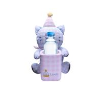 Cute Car Tissue Holder - 2-in-1 Cat | Multifunctional Tissue Box & Car Trash Can, Perfect for Vehicle, Truck, Home, Office, Table, Bedside, Dresser, Camping, Travel, Party, Snacks Storage