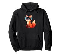 Cute Cartoon Fox Gamer en réalité virtuelle Sweat à Capuche