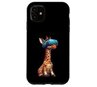 Cute Cartoon Girafe Gamer Virtual Reality Vibes Coque pour iPhone 11