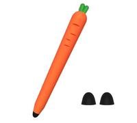 Cute Cartoon Simulation Carrot-Mobile Phone Tablet Universal Touch Pen Flat Replacement Pen, Crayon à dessiner, Stylo tactile pour enfants, Pointe arrondie universelle pour usage quotidien Stylus Capa