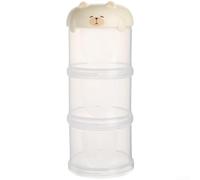 Cute Cartoon Spice Box Portable Stackable Airtight(White)