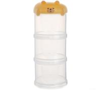 Cute Cartoon Spice Box Portable Stackable Airtight(Yellow)