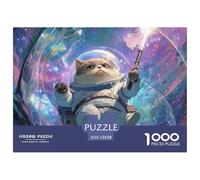 Cute Cat 1000 Pieces Indoor Leisure Jigsaw Pet Puzzle, Educational for Children Adults, Perfect UK Rainy Day & Weekend Game 52x38cm/1000pcs