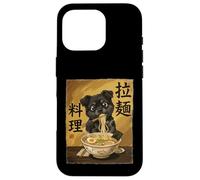Cute Cat Eating Ramen Noodles Funny Japan Kawaii Cats Coque pour iPhone 16 Pro
