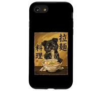 Cute Cat Eating Ramen Noodles Funny Japan Kawaii Cats Coque pour iPhone SE (2020) / 7/8