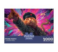 Cute Cat Educational Intelligence-Boosting Jigsaw Pet Puzzle 1000 Pieces, for Children and Adults, Brain Exercise Toy 38x26cm/1000pcs