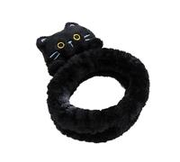Cute Cat Headband - Skincare Hair Band for Washing Face | Flannel Polyester with, 5x18cm Size, Soft Makeup Spa Accessory, Beauty Party Home Bath Routine Organizer