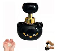 cute cat paw foam soap dispenser,savon empreintes de pattes de chat,distributeur de savon en mousse en forme de patte de chat, Refillable Empty Foam Liquid Container for Bathroom Kitchen-A