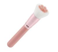 Cute Cat Paw Makeup Brushes，Suitable For Face Powder, Blush, Eyeshadow, And Contouring; Cute And Fluffy; Brush Included. (Pink,10cm)